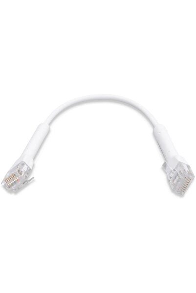 Ubiquiti Cablu patch Ethernet UC-PATCH-RJ45 RJ45 Cat.6, 22 cm, 3 mm, Alb