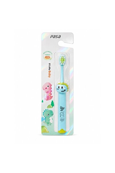 OEM Children's Toothbrush, Soft Bristles, Dinosaur Design, 3-12 Years, Blue