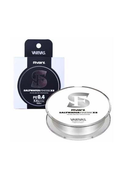 VARIVAS خيط صيد أفاني سالت ووتر فينيس x8 PE بطول 150 متر، 0.4 PE