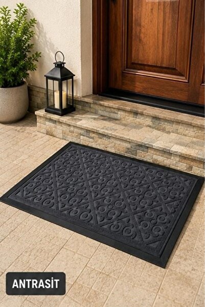 Hevia Home Dekoratif Dayanıklı Kapı Önü Paspası Motifli Dış Kapı Paspası 40x60