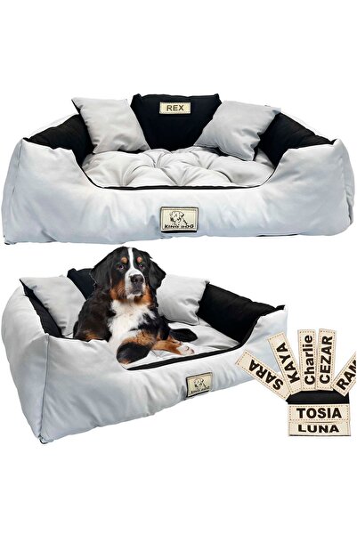 EDANTI Culcuș pentru câini 55X45 cm Personalizat Impermeabil Tip Canapea
