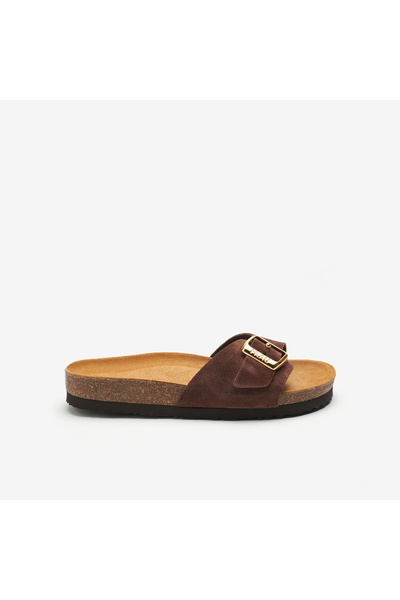 Frau Women's / Girls' Slippers 17B0 Velour-S Suede Band