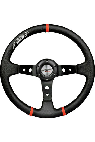 Simoni Racing Τριών ακτίνων τιμόνι αυτοκινήτου Gravel με διάμετρο 35 εκ. Κόκκ...