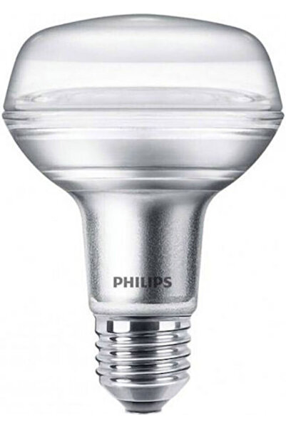 Philips Λάμπα LED Corepro 4W 80mm για ντουί E27 και σχήμα R80 Θερμό Λευκό 345...