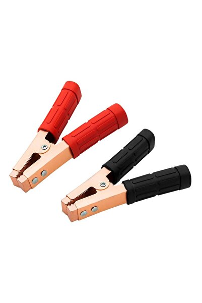 Blow Cleme crocodil pentru baterie 500A, deschidere falcă 27mm, roșu/negru