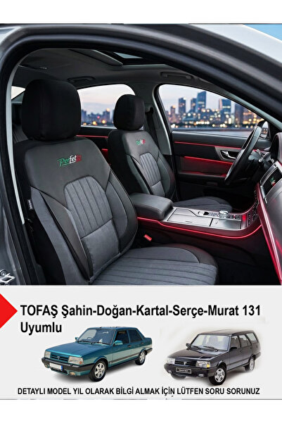 GM-DESIGN Perfetto Series Luxury Linen Car Seat Cover - (Compatible with Tofa...