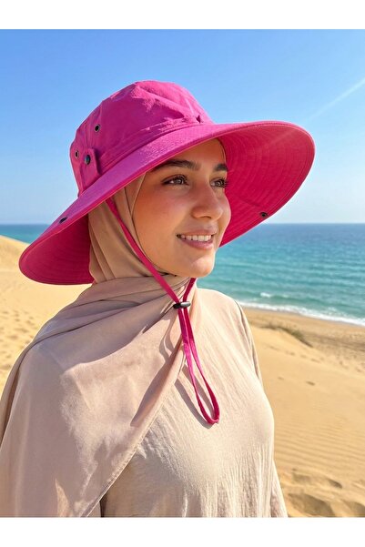 PIECE SIGNATURE Unisex Wide Brim Safari Hat (Diameter 44 cm) - Water Repellen...