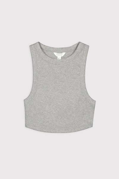 BABOKAH Halter Yaka Crop Fitilli Atlet