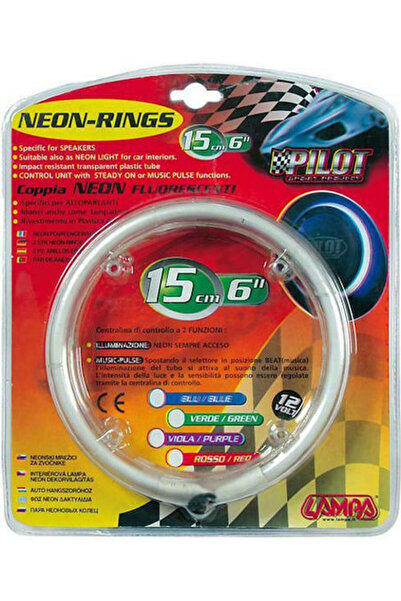 Lampa NR-15 Δαχτυλίδια Νέον 12V/15εκ. Μπλε Διακοσμητικός Φωτισμός Εσωτερικού ...