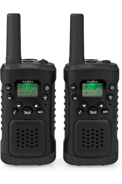 Nedis WLTK0610BK Γουόκι Τόκι με Μονόχρωμη Οθόνη, Σετ 2 τεμαχίων