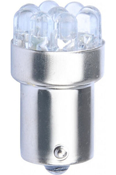M-TECH Λάμπες Αυτοκινήτου R10W / BA15S LED Λευκό 12V 1 τεμάχιο