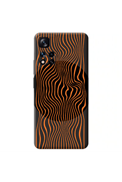 Other Xiaomi Redmi Note 11 Pro 5G Trapezoidal lines Black Colored Silicone TP...