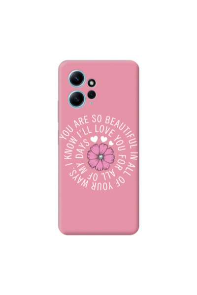 Other Xiaomi Redmi Note 12 4G Your Ways Pink Colored Silicone TPU Θήκη