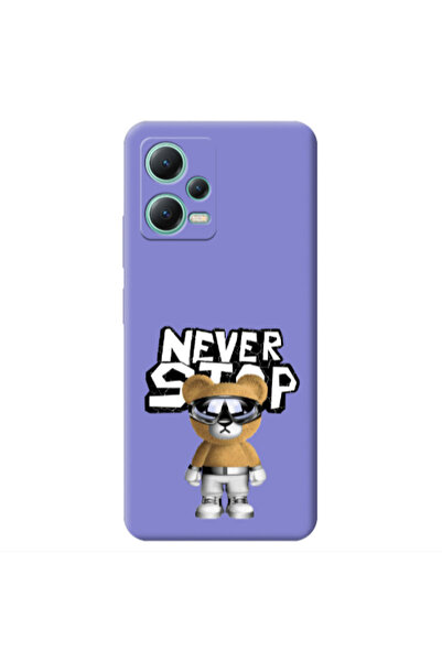 Other Xiaomi Redmi Note 12 Pro 5G Never stop Purple Colored Silicone TPU Θήκη