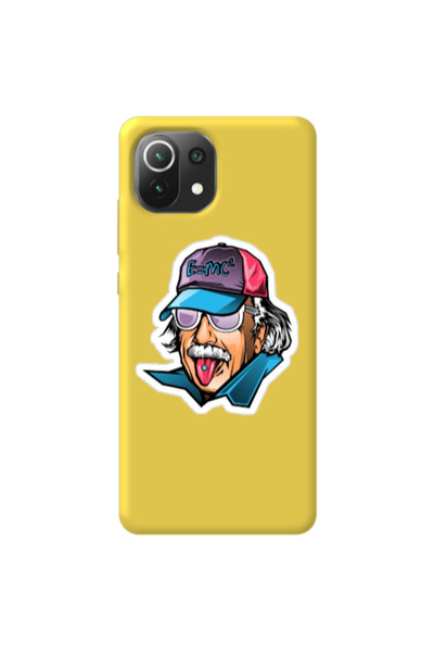 Other Xiaomi Mi 11 Lite Einstein Yellow Colored Silicone TPU Θήκη