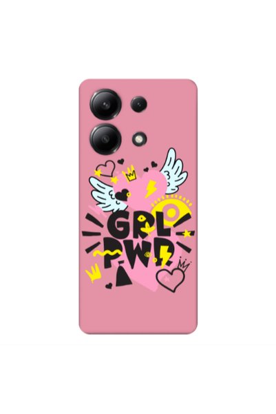 Other Xiaomi Redmi Note 13 4G Grl Pwr Pink Colored Silicone TPU Θήκη