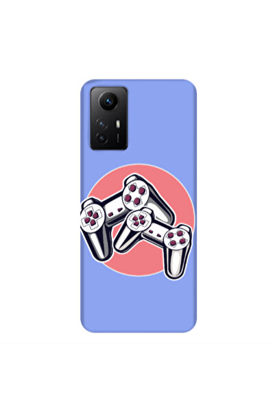 Other Xiaomi Redmi Note 12s Retro Joysticks Light Purple Colored Silicone TPU...