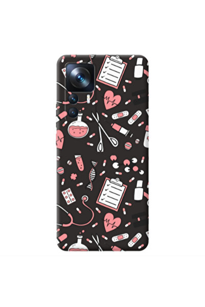 Other Xiaomi Mi 12T Laboratory Black Colored Silicone TPU Θήκη