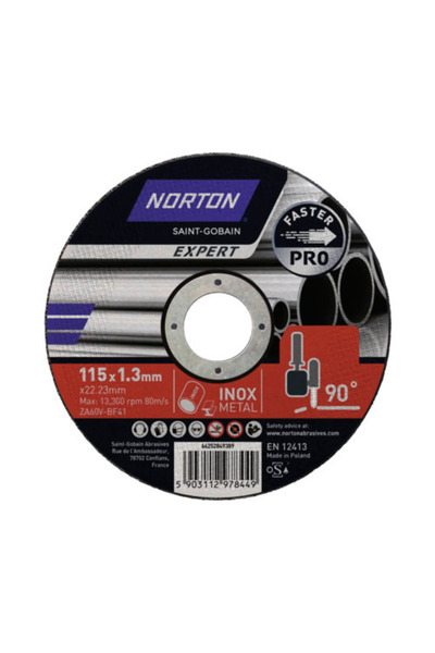 OEM Disc debitare metal Norton Expert Pro Ø115x22,33mm