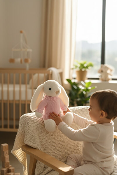 MOISY Knitzy Plush Rabbit Ultra Soft 34 cm