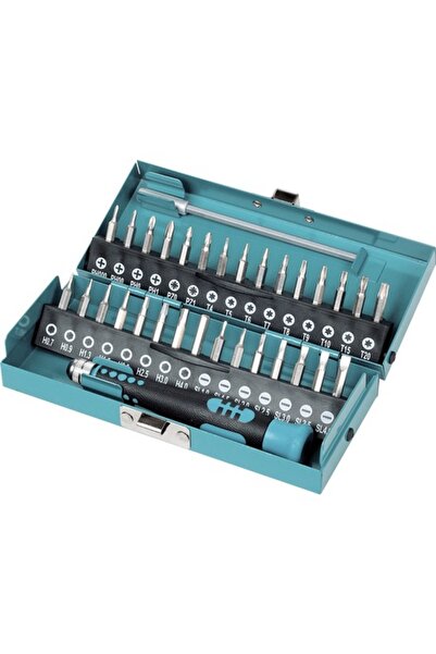 OEM Set biți cu șurubelniță Wolfcraft 32 piese, în casetă metalică, pentru lu...