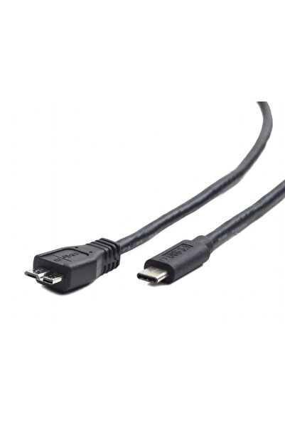 Gembird CCP-USB3-mBMCM-1M USB 3.0 USB-B към USB-C Кабел 1м Позлатен 18W Черен