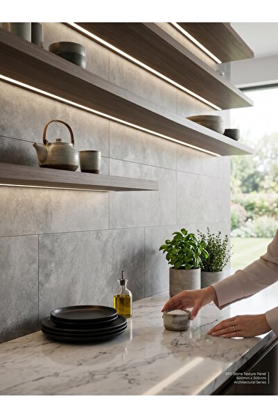 LÜXİNZA Click Sistem Dekoratif Duvar Paneli 30x60 cm | 2 m² | 11 Adet | %100 ...