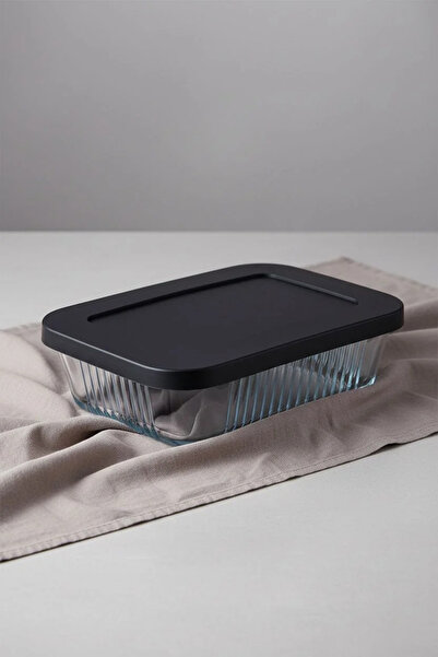 Bereketli Store Sigma Glass Glass Storage Container with Hard Plastic Lid |  ...