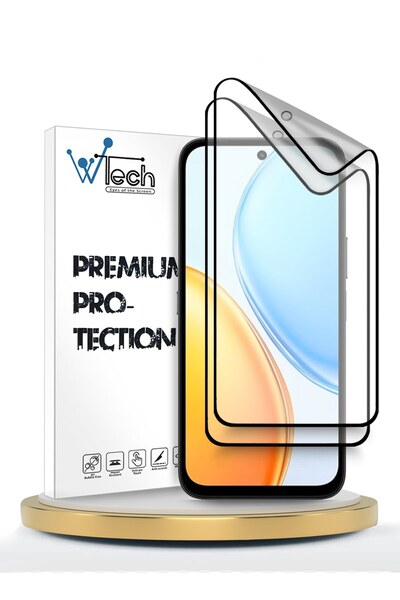 Wtech واقي شاشة نانو سيراميك فاخر لهاتف Honor X7e 5G 2026، غطاء كامل مرن غير ...