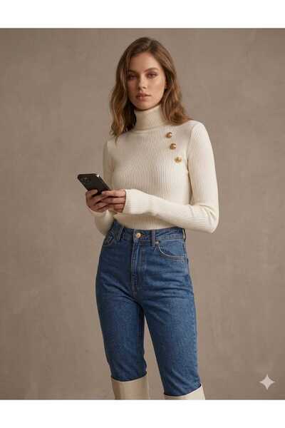 LocaMz Triko Plain Badi Gloves Buttoned Model