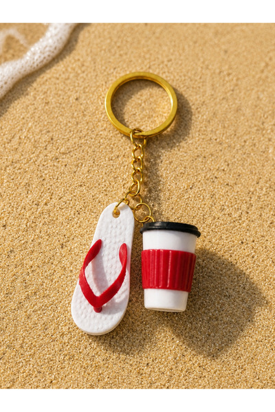 ARPAT NEXT Bag Charm and Keyring. Slippers and Beverages