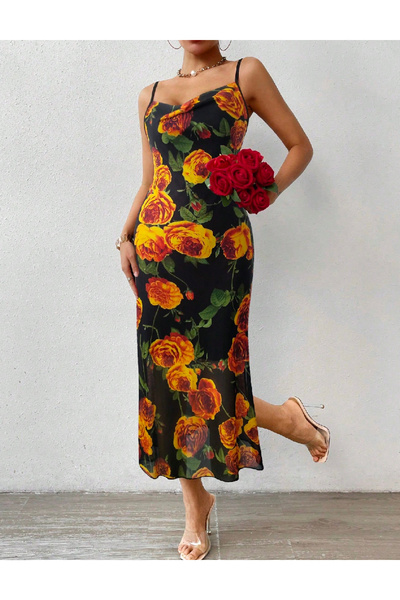 Evendi Rochie medie, Floral print