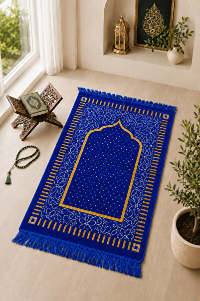 Bella Home Uludağ Spiegel Premium Velvet Prayer Rug – Luxurious, Stylish, and...