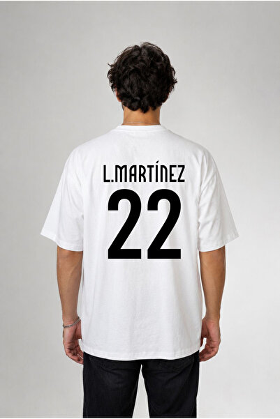 cesita Argentina World Cup Lautaro Martínez Printed Cotton White T-Shirt T-Shirt