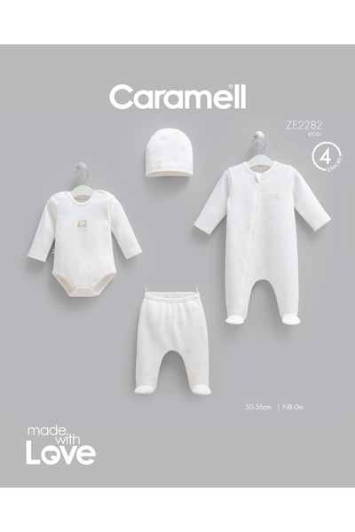 Caramell مجموعة من 4 قطع من ملابس السفر الصغيرة ZE2282