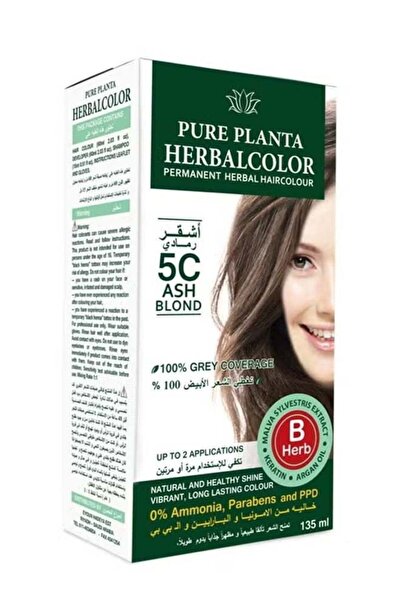 PURE PLANTA Pure planta herbal permanent hair dye 5c blonde gray 135ml