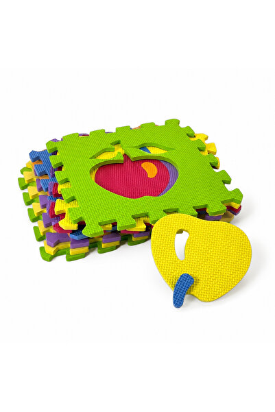 OEM Set de 9 covorașe puzzle din spumă cu fructe, 30x30 cm, culori vesele, id...