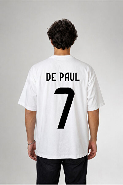 cesita Argentina World Cup Rodrigo De Paul Printed Cotton White T-Shirt T-Shirt