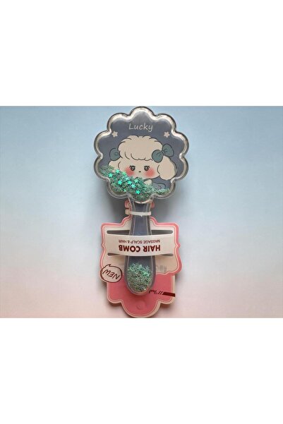 TOPTANCI Sanri̇o Kawai̇ My Melody Comb with Silvery Sequins Inside (Blue)