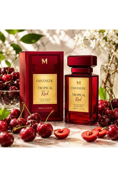 FANTASTIC Tropical Red Parfum Damă 100ml, Aromă Fructată, Florală și Seducăto...