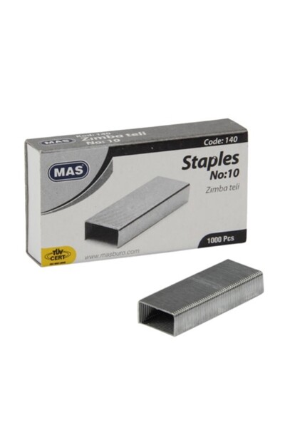 Mas Staple Wire No:10 White - 6 Boxes