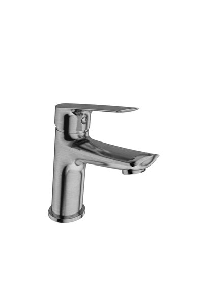 KALE Tandem H12 Fırçalanmış Nikel Lavabo Bataryası