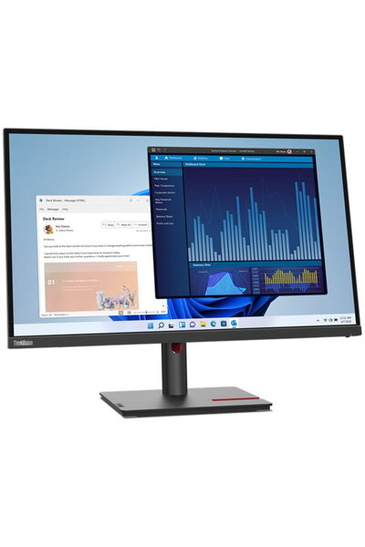 LENOVO Monitor IPS ThinkVision T27p-30 de 27" UHD (3840x2160), 60Hz, 4ms, USB...