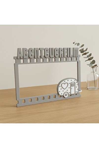 OEM Artă Decorativă de Perete 'Abenteuerfilm' cu Design Filmstrip și Caravană...