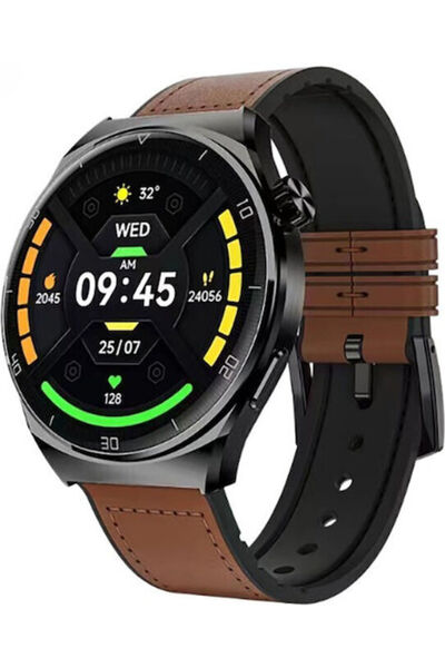 AWEI H27 45mm Έξυπνο ρολόι με μετρητή καρδιακών παλμών (Καφέ)