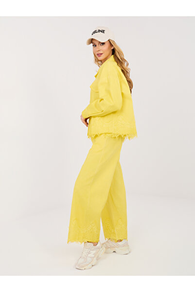 Factory Price Pantaloni Dama Galben