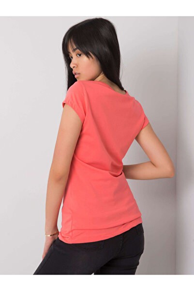 Factory Price Tricou Dama Mini, Imprimat, ex moda, Coral