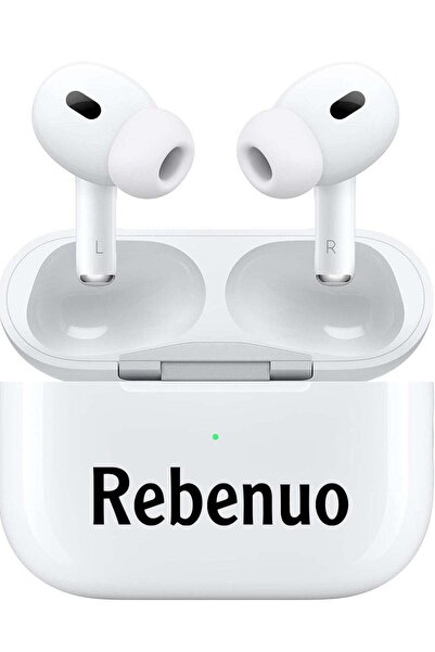 REBENUO True Wireless Bluetooth Earpods Headset with Wireless Charging (White)