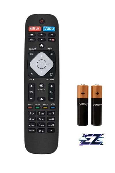 ELTRAZONE NH500UP Universal Remote Control Replacement for Philips Smart TVs ...