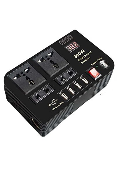 BYGD 300W Car Charger Converter Power Inverter DC 12V To AC 220V Fast Chargin...